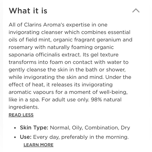 Clarins Tonic Bath&Shower Concentrate 60ml - Picture 2 of 2